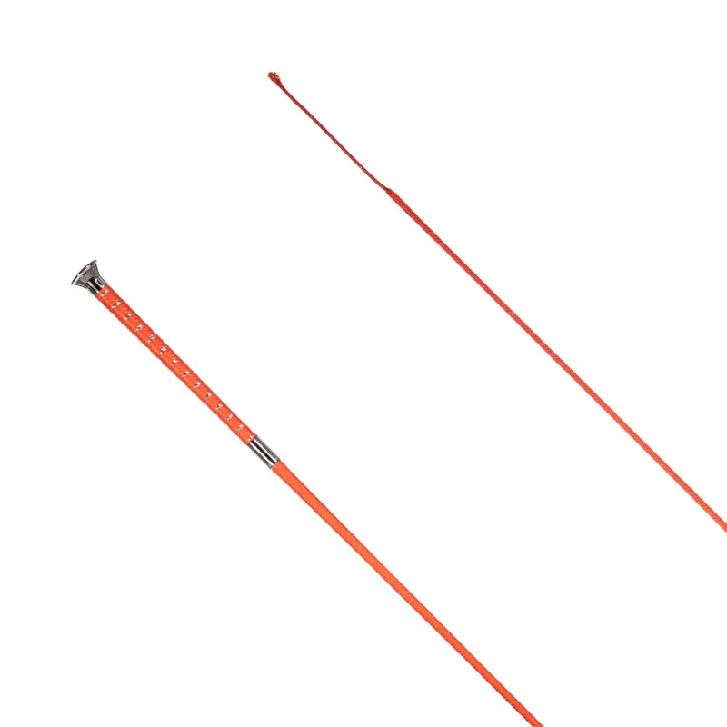 Country Whip Metallic Fleck Dressage Whip 90cm in Orange